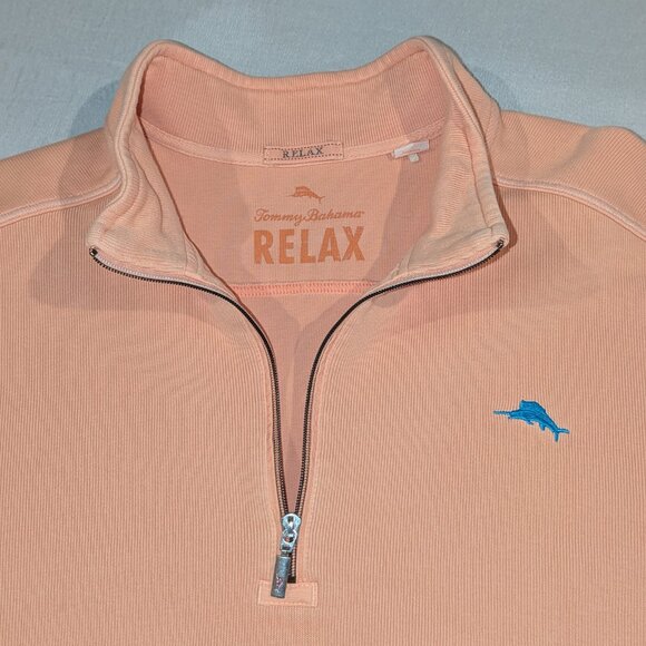 Vintage Tommy Bahama Relax 1/4 Zip Pullover - Picture 5 of 11